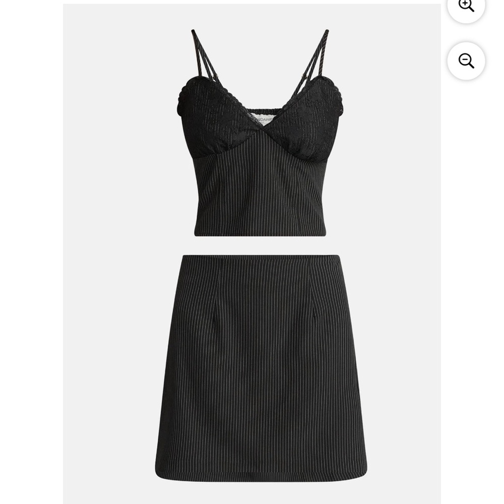 No Boundaries Black Skirt Set